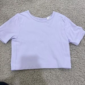 H&M t-shirt, US L, light purple